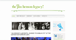 Desktop Screenshot of jimhensonlegacy.org